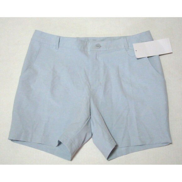 Womens 8 New NWT Columbia PFG Reel Relaxed Shorts Pockets Silver Blue Gray UPF - Picture 2 of 9